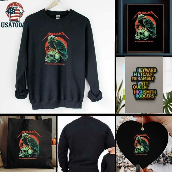 Raven skull M72 North American Tour 2025 t shirt
