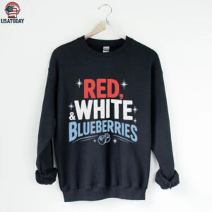 Red White and Blueberries 4th of July America political shirt