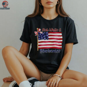 Red White and Blueberries Charlie Kirk 1993 2025 Memorial Freedom USA shirt