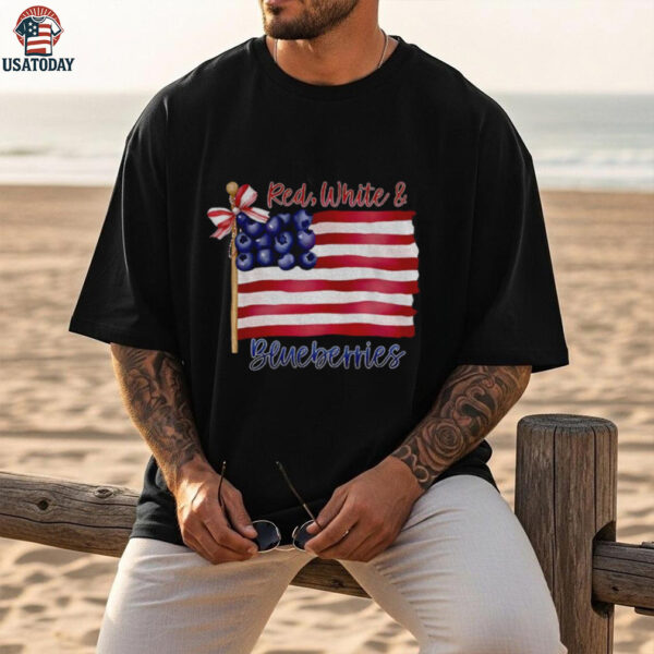 Red White and Blueberries Charlie Kirk 1993 2025 Memorial Freedom USA shirt