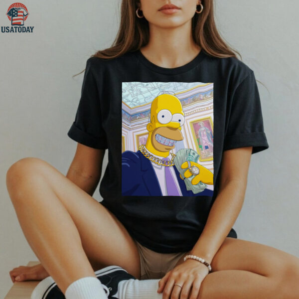 Rich Homer Simpson Swag Tee