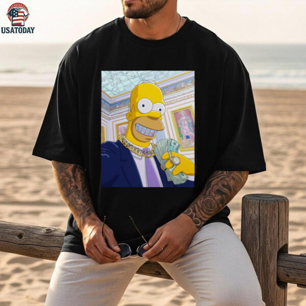 Rich Homer Simpson Swag Tee