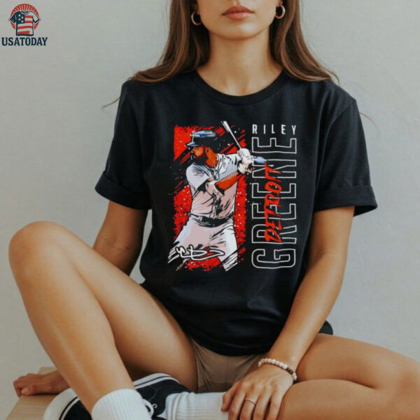 Riley Greene Detroit swing signature shirt