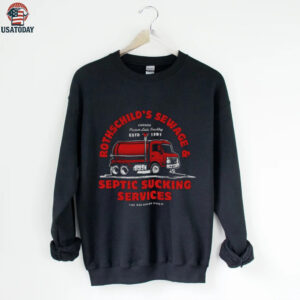 Rothschild’s sewage and septic sucking services distressed est 1991 shirt