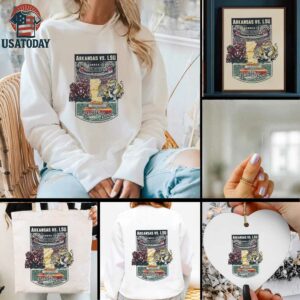 Battle of the Boot in Baton Rouge Arkansas Razorbacks vs LSU Tigers game day 2025 shirt