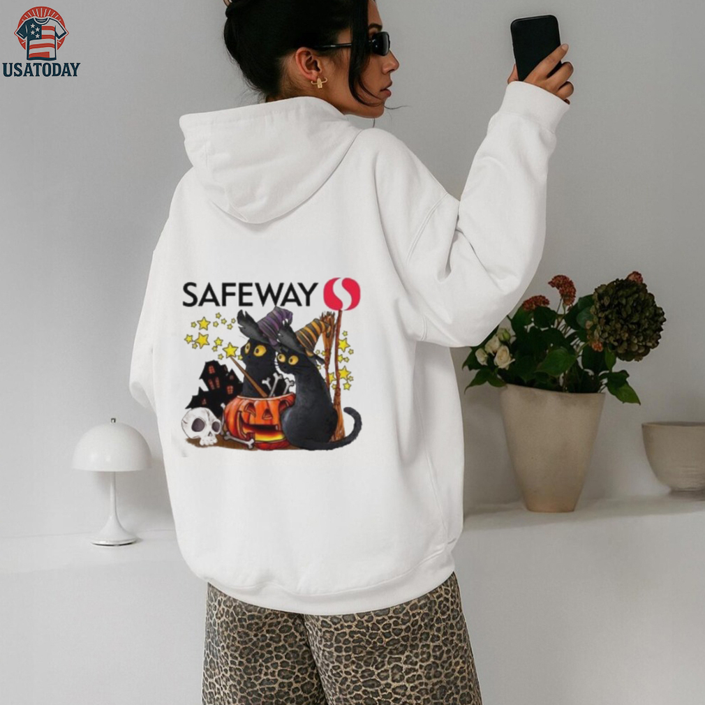 Safeway X Black Cat Witch Halloween 2025 T shirt Safeway X Black Cat Witch Halloween 2025 T shirt