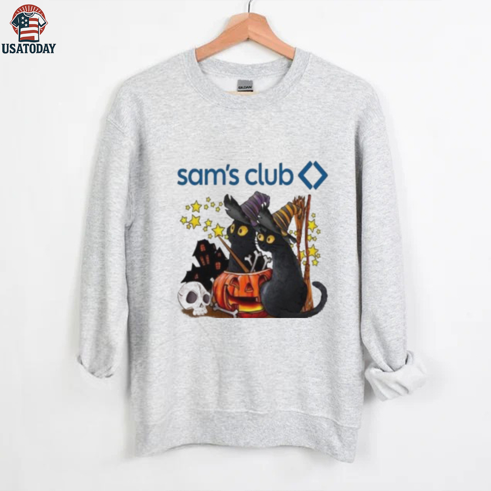 Sam’s Club X Black Cat Witch Halloween 2025 T shirt Sam’s Club X Black Cat Witch Halloween 2025 T shirt