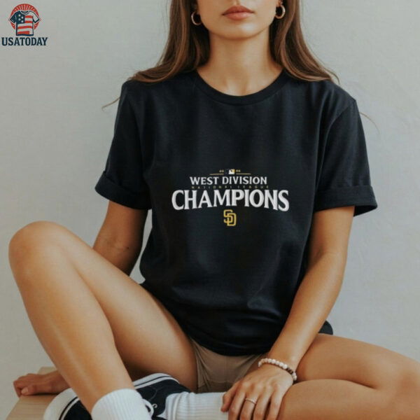 San Diego Padres 2025 National League The West Division Champions T shirt