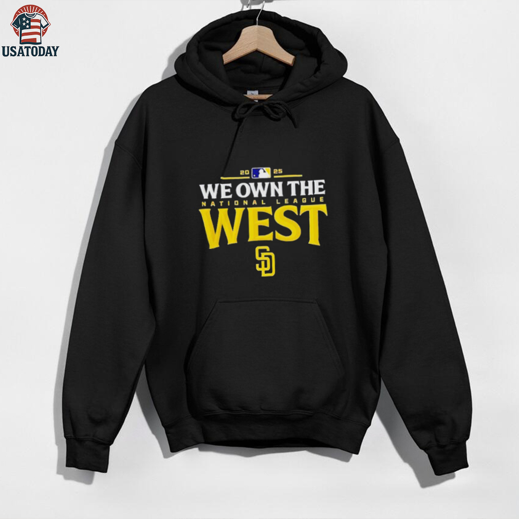 San Diego Padres we own the national league West 2025 MLB division champions shirt San Diego Padres we own the national league West 2025 MLB division champions shirt