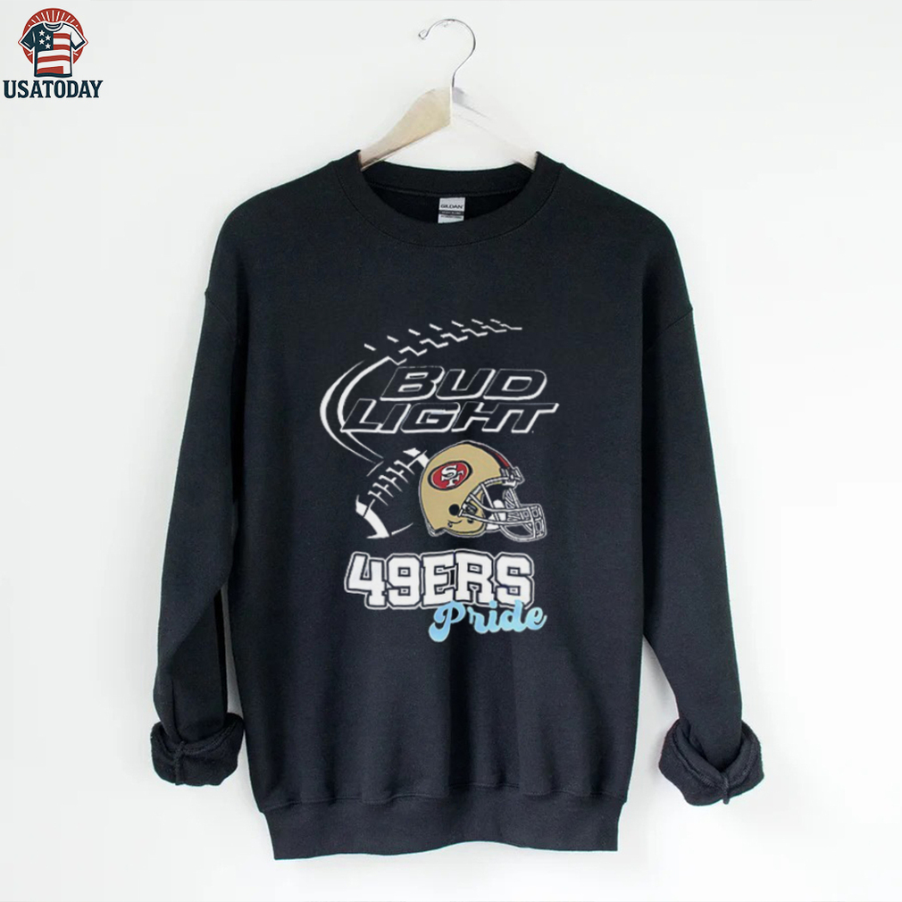 San Francisco 49ers Bud Light pride helmet shirt San Francisco 49ers Bud Light pride helmet shirt