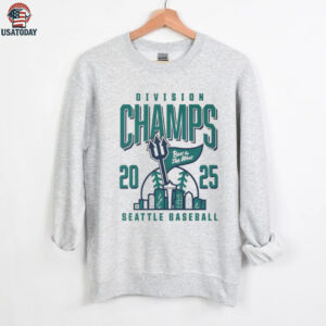 Seattle Baseball Best In The West Division Champions 2025 Shirt