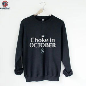 Seattle Mariners 2025 Choke In October MLB Postseason Locker Room T shirt