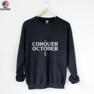 Seattle Mariners Conquer October 2025 Playoffs T shirt