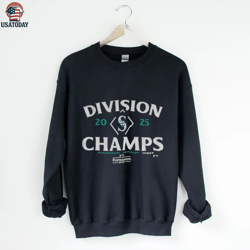 Seattle Mariners MLB Baseball Division Champs American League West Postseason 2025 logo shirt Seattle Mariners MLB Baseball Division Champs American League West Postseason 2025 logo shirt