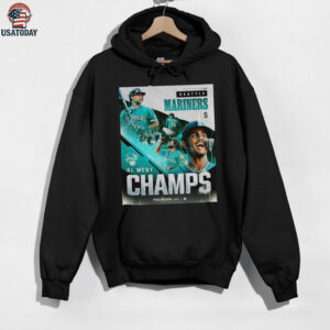 Seattle Mariners MLB Baseball Players AL West Champs Postseason 2025 poster shirt
