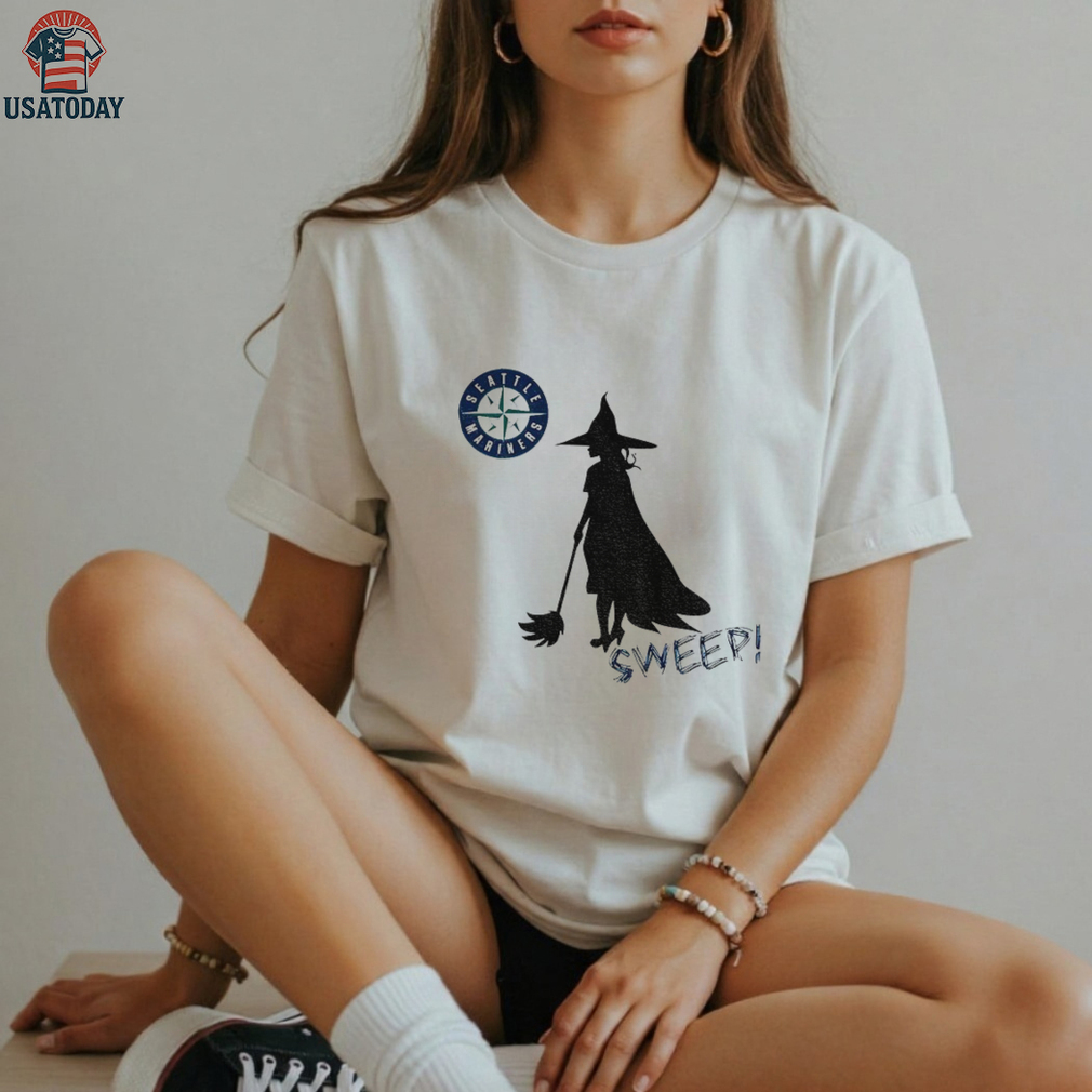 Seattle Mariners Witch sweep MLB baseball shirt Seattle Mariners Witch sweep MLB baseball shirt