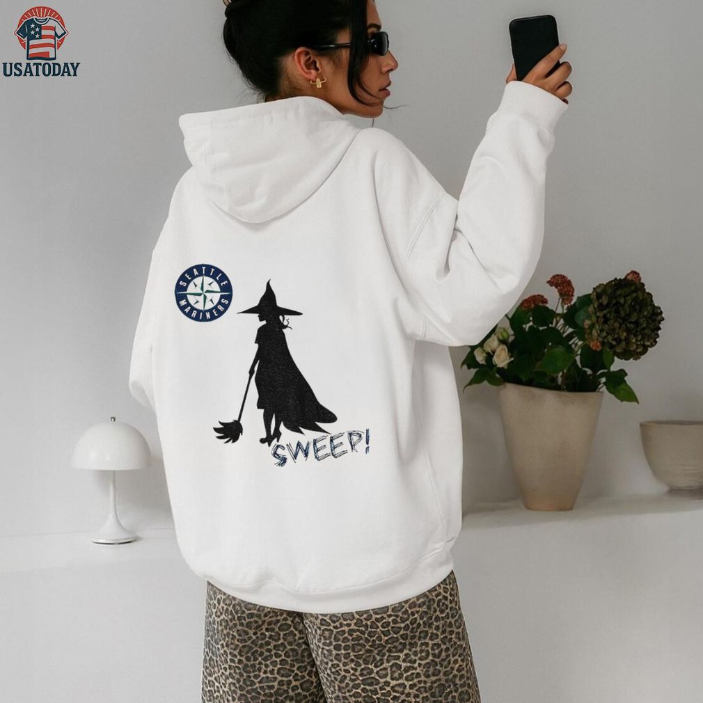 Seattle Mariners Witch sweep MLB baseball shirt Seattle Mariners Witch sweep MLB baseball shirt