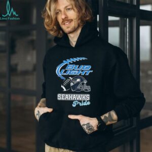 Seattle Seahawks Bud Light pride helmet shirt
