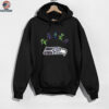 Seattle Seahawks x Grateful Dead night 2025 bears logo shirt