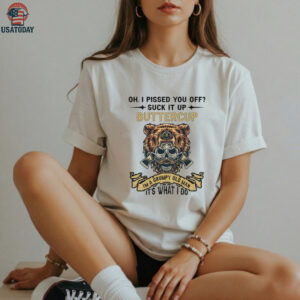 Skeleton bear oh I pissed you off suck it up buttercup I’m a grumpy old man it’s what I do shirt