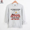 Snoopy and Woodstock I’ve talked the talk and walked the walk now at my age I’m just gonna sit the sit shirt