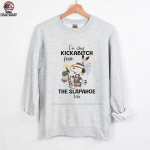 Snoopy and Woodstock Native American style I’m chief kickabitch from the slapahoe fribe shirt