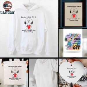 Snoopy sending a little love to anyone in need of some kindness today shirt