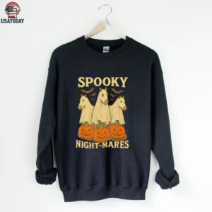 Spooky Night Mares Halloween Horse Ghost Funny Spooky shirt