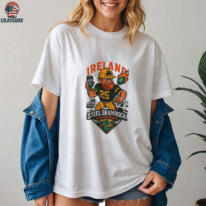 Steel Shamrock Showdown Pittsburgh x Ireland Game shirt
