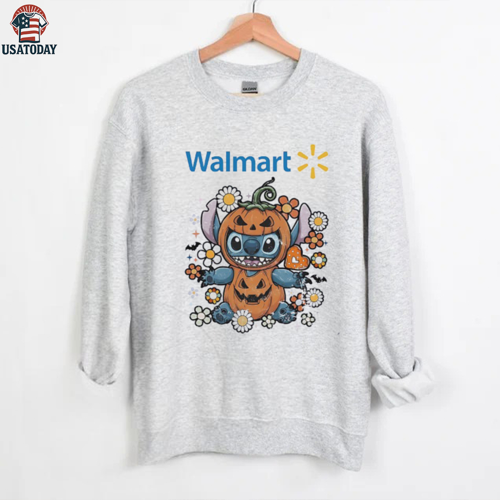 Stitch Halloween with Walmart logo shirt Stitch Halloween with Walmart logo shirt