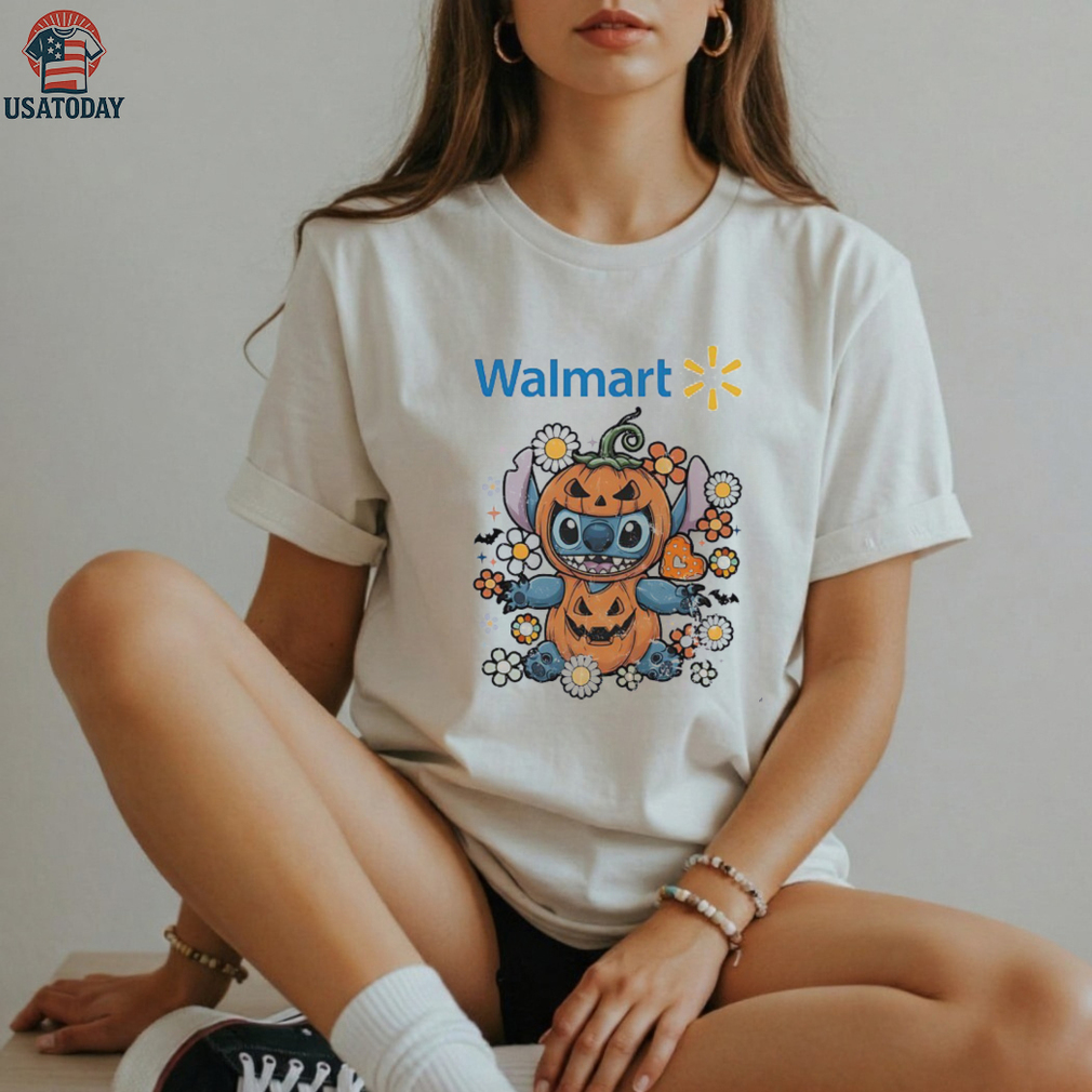 Stitch Halloween with Walmart logo shirt Stitch Halloween with Walmart logo shirt