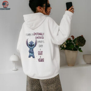 Stitch I think I’m emotionally constipated I haven’t given a shit in years shirt