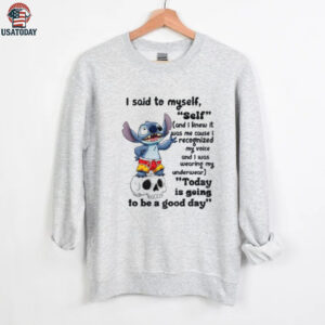 Stitch Skull I said to myself self and I knew it was me cause I recognized my voice shirt