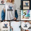Stitch caution grumpy age stress disaster t shirt