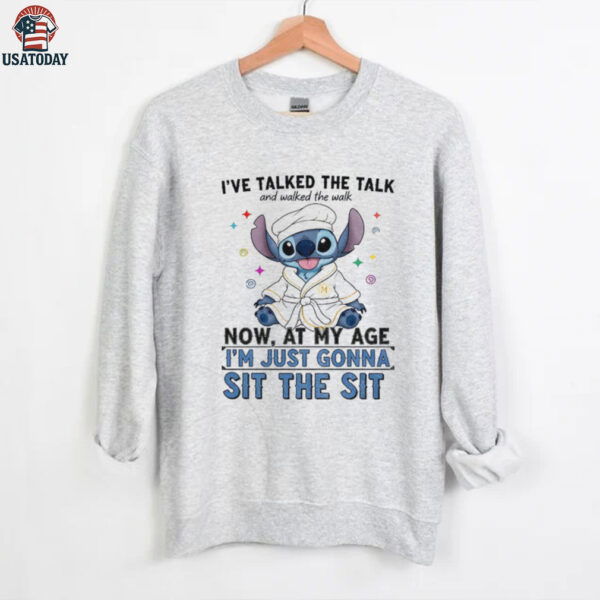 Stitch tongue out I’ve talked the talk and walked the walk now at my age I’m just gonna shirt