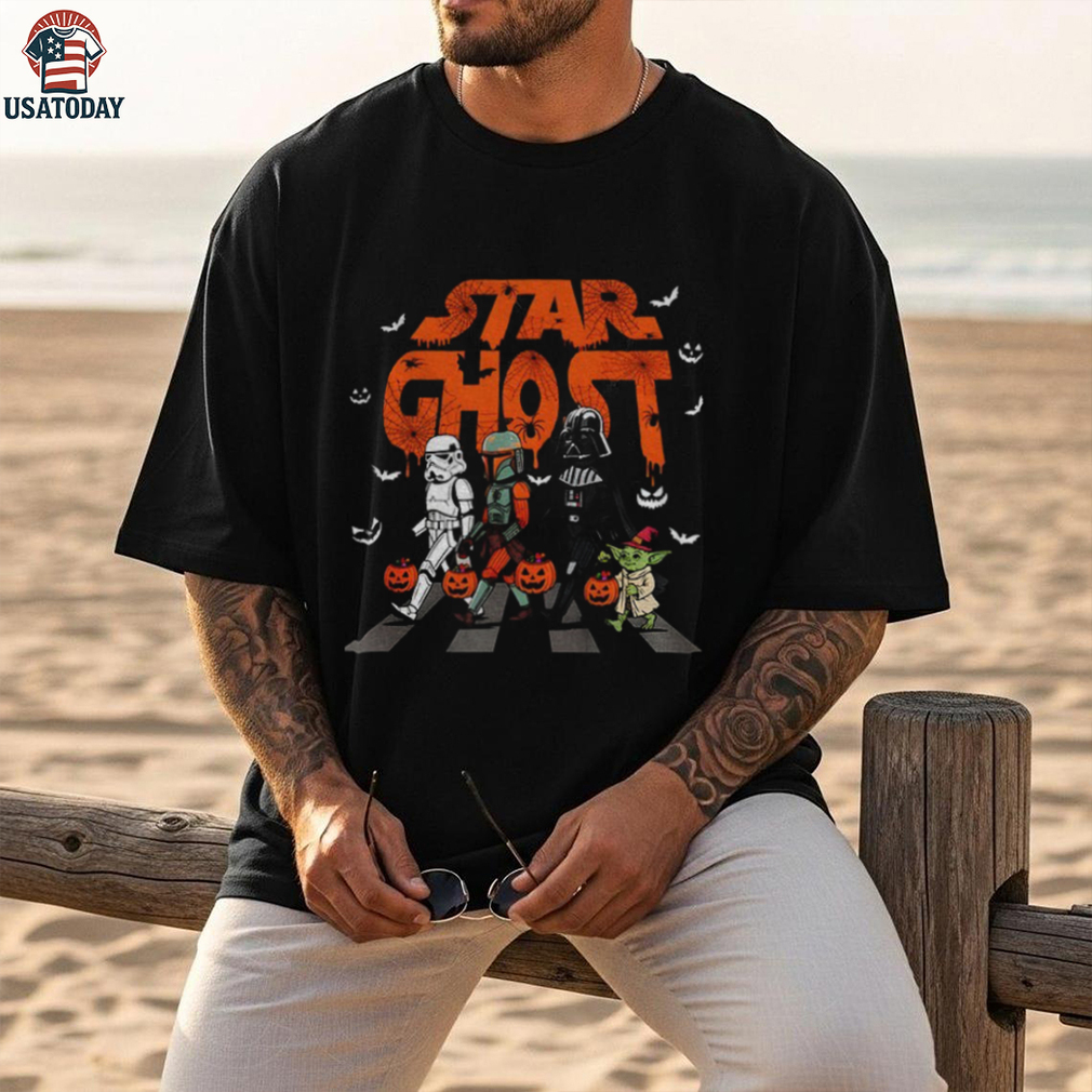 Stormtrooper Boba Fett Darth Vader and Master Yoda Abbey Road star ghost Halloween shirt Stormtrooper Boba Fett Darth Vader and Master Yoda Abbey Road star ghost Halloween shirt
