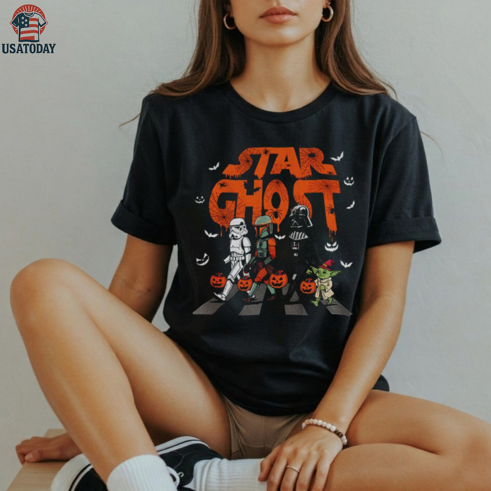 Stormtrooper Boba Fett Darth Vader and Master Yoda Abbey Road star ghost Halloween shirt Stormtrooper Boba Fett Darth Vader and Master Yoda Abbey Road star ghost Halloween shirt