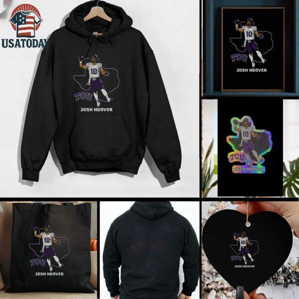 TCU Football Josh Hoover State Star t shirt