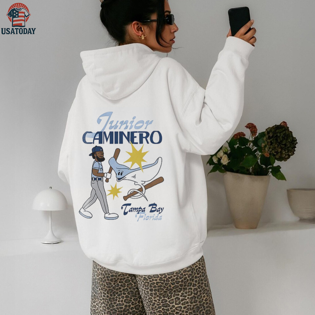 Tampa Bay Rays Junior Caminero summer cartoon shirt Tampa Bay Rays Junior Caminero summer cartoon shirt