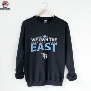 Tampa Bay Rays we own the American league East 2025 MLB division champions shirt