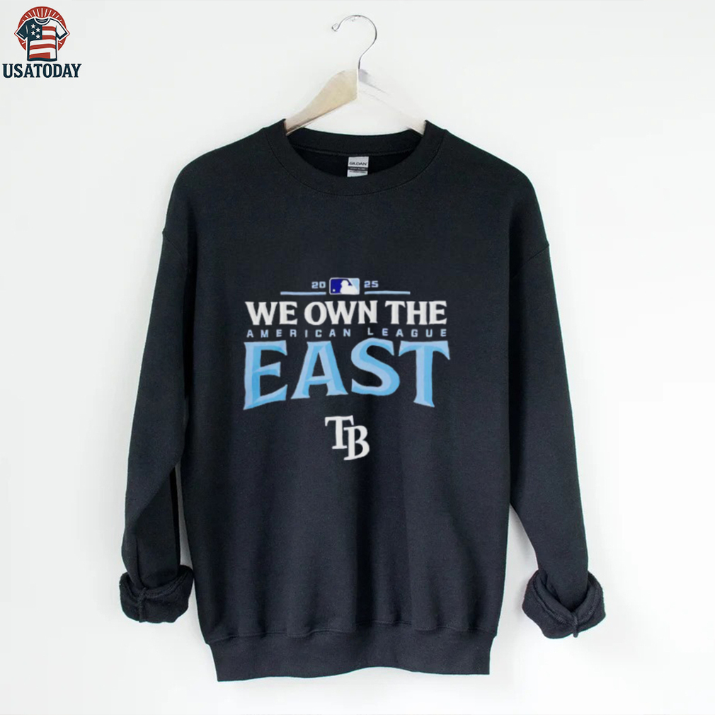 Tampa Bay Rays we own the American league East 2025 MLB division champions shirt Tampa Bay Rays we own the American league East 2025 MLB division champions shirt