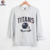 Tennessee Titans Football Helmet Distressed Design Shirt