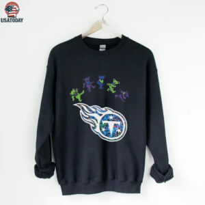 Tennessee Titans x Grateful Dead night 2025 bears logo shirt