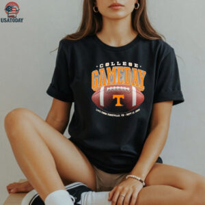 Tennessee Volunteers Live From Knoxville Tn Sept 13 2025 College Gameday shirt