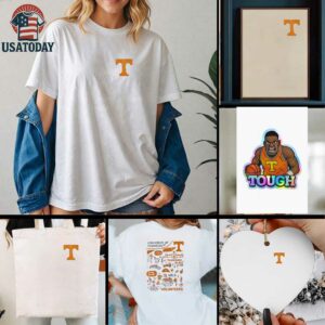 Tennessee Volunteers go Big Orange doodle shirt
