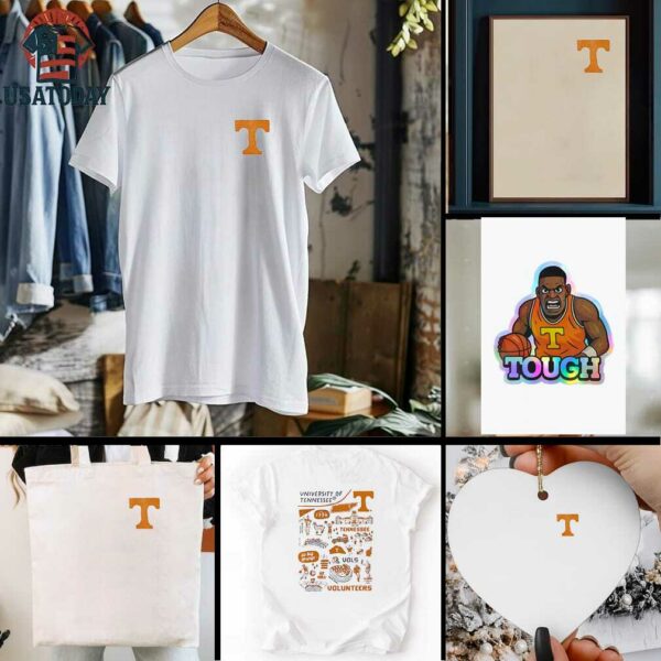 Tennessee Volunteers go Big Orange doodle shirt