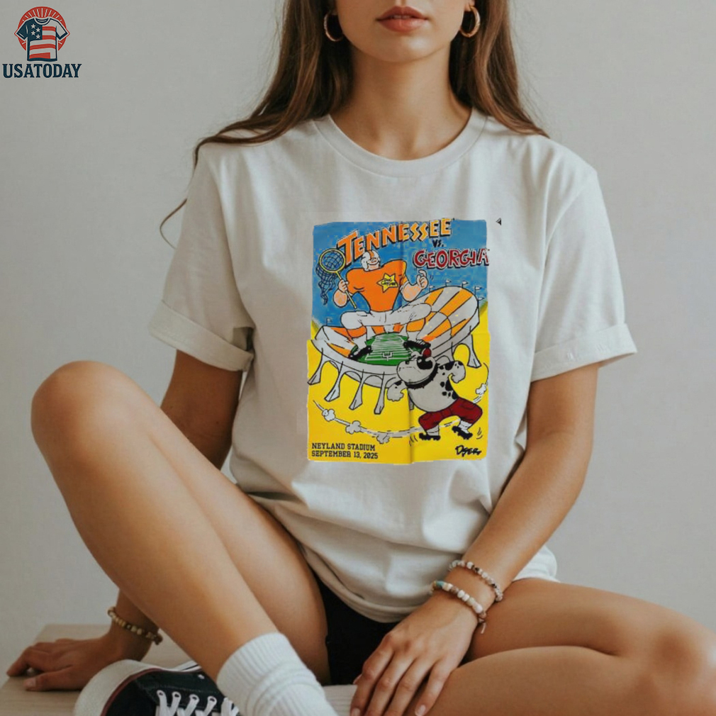 Tennessee Vs Georgia Neyland Stadium Dog Catcher cartoon shirt Tennessee Vs Georgia Neyland Stadium Dog Catcher cartoon shirt