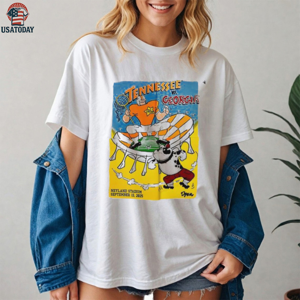 Tennessee Vs Georgia Neyland Stadium Dog Catcher cartoon shirt Tennessee Vs Georgia Neyland Stadium Dog Catcher cartoon shirt