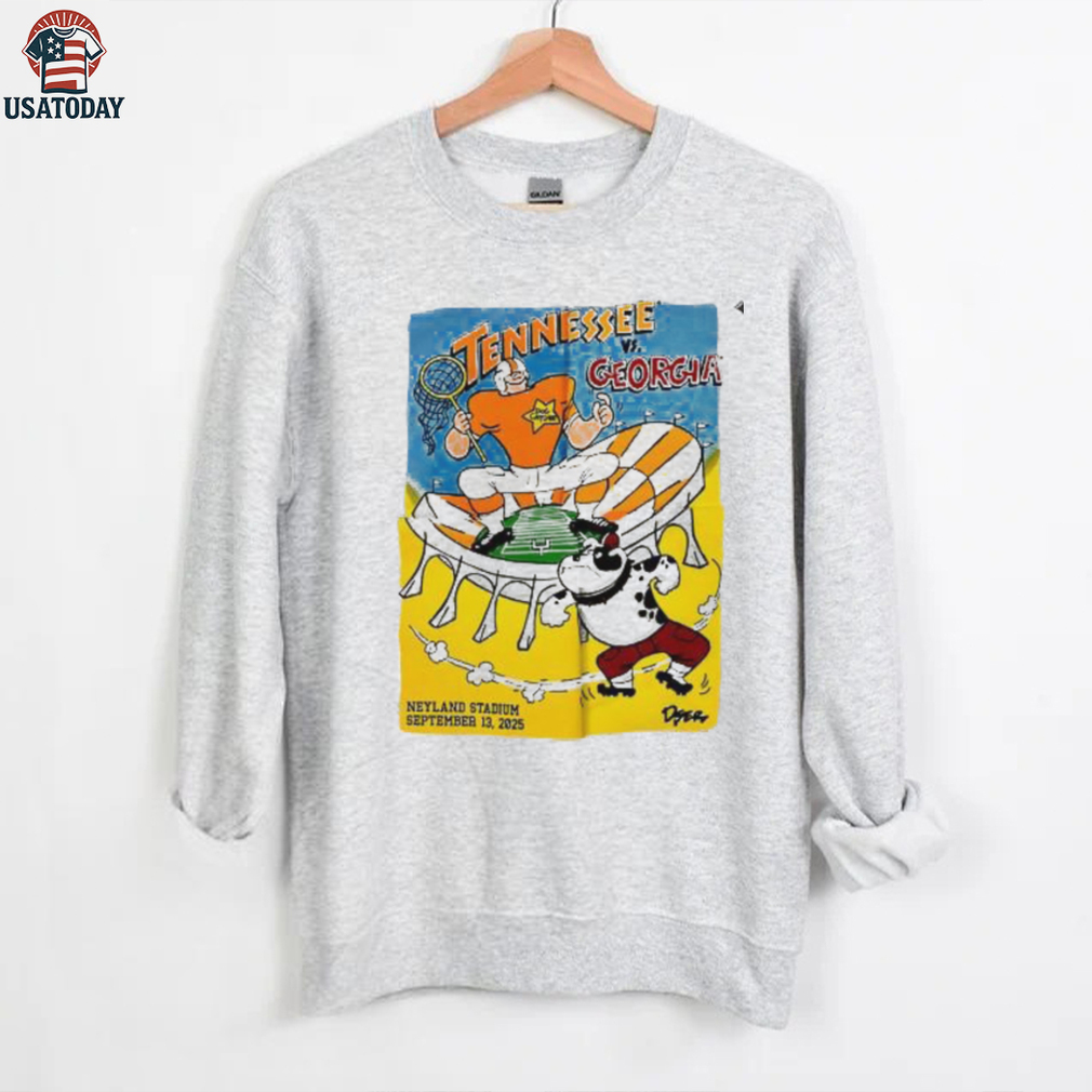 Tennessee Vs Georgia Neyland Stadium Dog Catcher cartoon shirt Tennessee Vs Georgia Neyland Stadium Dog Catcher cartoon shirt