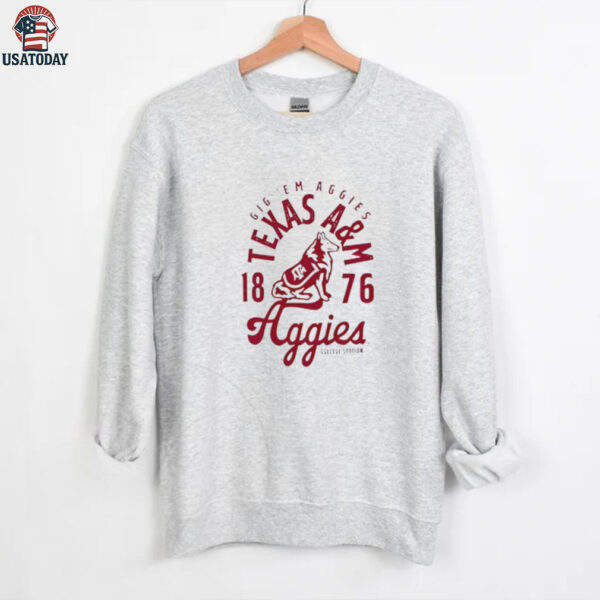 Texas A&M Aggies Est 1876 Mascot Vintage Shirt